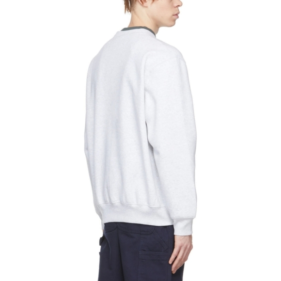 [BRAND NEW] Carhartt Work In Progress Gray Cotton Sweatshirt - Picture 4 of 5